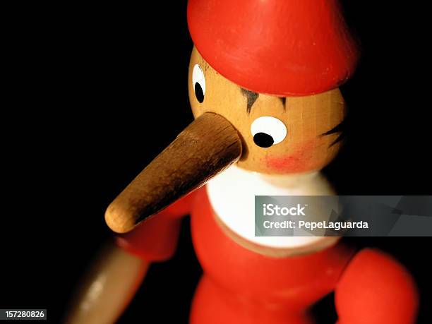 Red Lügner Stockfoto und mehr Bilder von Pinocchio - Pinocchio, Unehrlichkeit, Kind