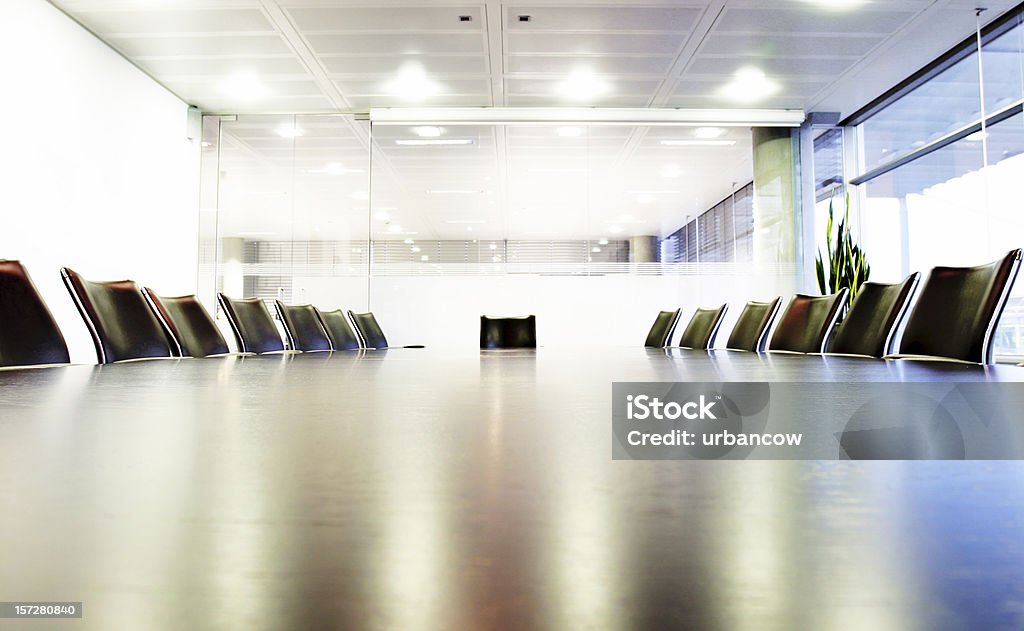 Mesa de sala de reuniões - Royalty-free Ninguém Foto de stock