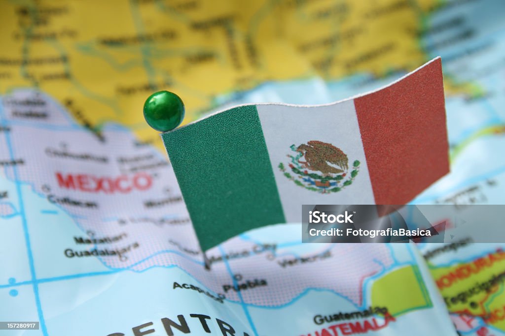 Messico - Foto stock royalty-free di Carta geografica