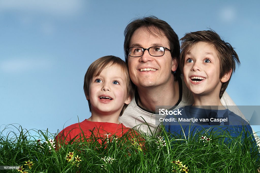 Nature in the Studio - Happy Family ooh look, it's superman! Adult Stock Photo