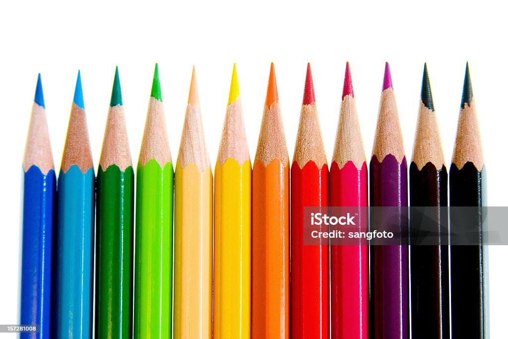Lápis coloridos - Foto de stock de Arte e Artesanato - Assunto royalty-free