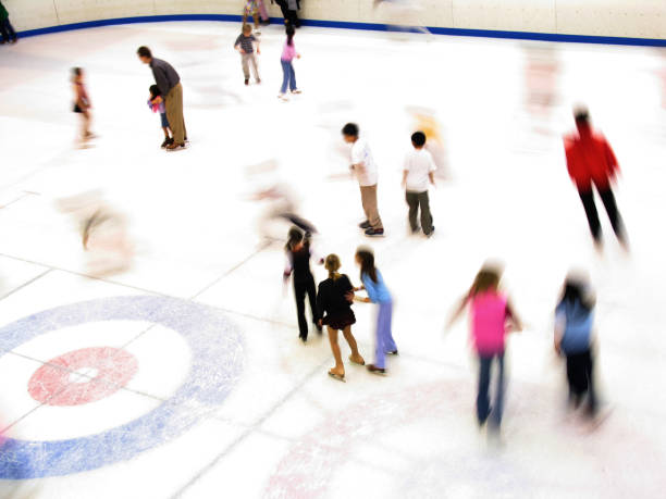 istock Blurry Photo of Ice Skaters 157281090