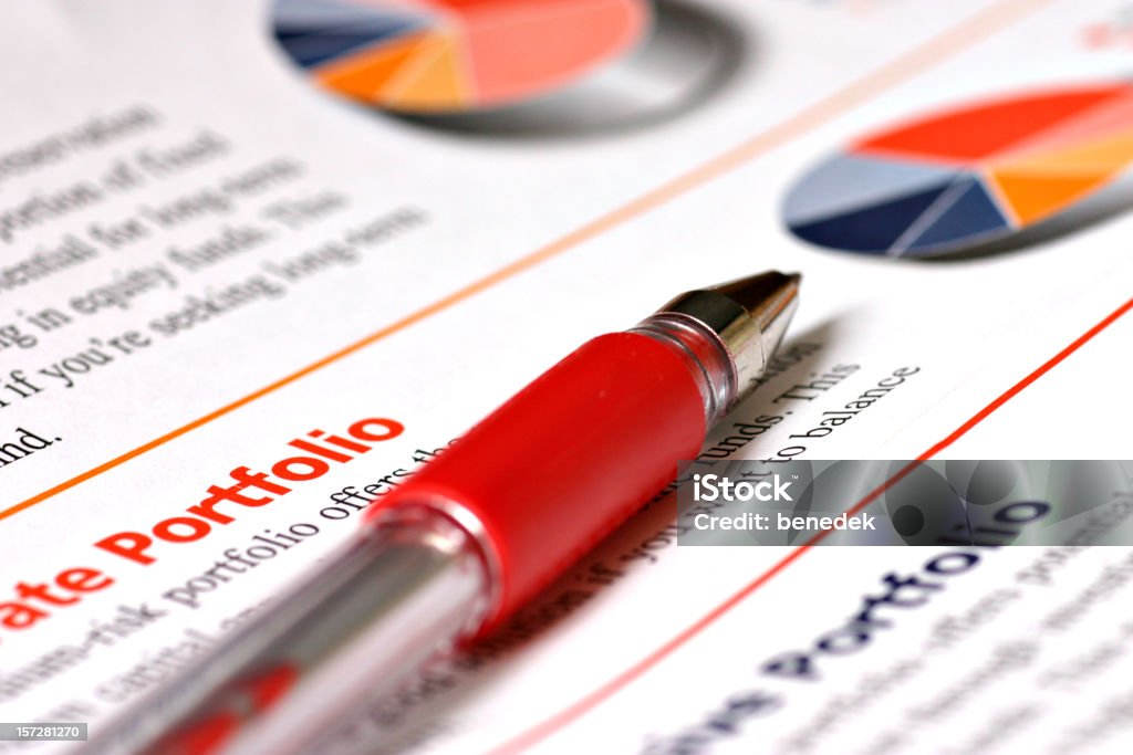 Mutual Funds Portfolio  Portfolio Stock Photo