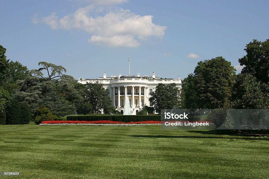 Американский президент's дома: Белый дом в Вашингтоне, округ Колумбия. - Стоковые фото Белый дом - Вашингтон роялти-фри