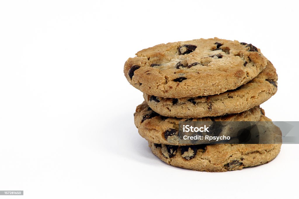 Cookies empilhados - Foto de stock de Biscoito royalty-free