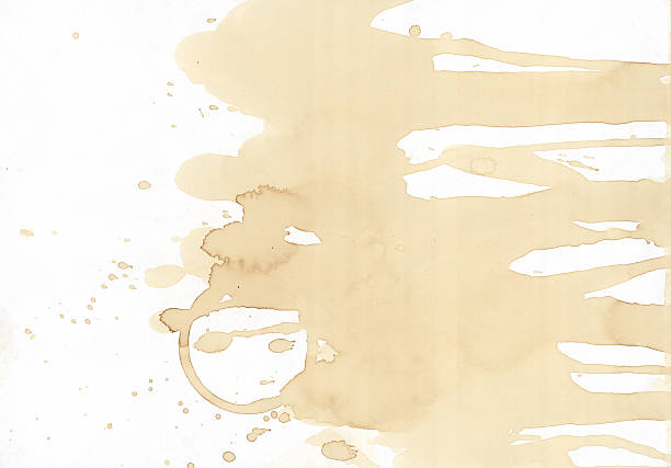 Beige face powder texture. Make-up concept. - Image