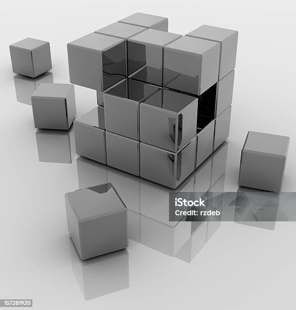 抽象的なキューブ構造 - 立方体のストックフォトや画像を多数ご用意 - 立方体, 金属 金, 金色