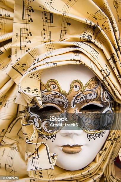 伝統的なベネチアカーニバルマスクで音楽テーマ - ベニスのカーニバルのストックフォトや画像を多数ご用意 - ベニスのカーニバル, お面, アイデンティティー