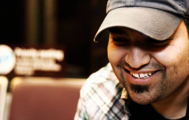istock Happy Young Man on Public Transportation 157281940
