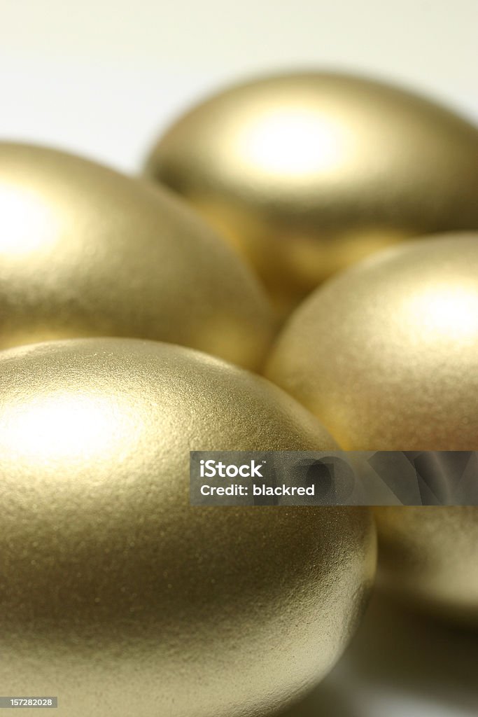 Close-up di uovo d'oro - Foto stock royalty-free di Affari