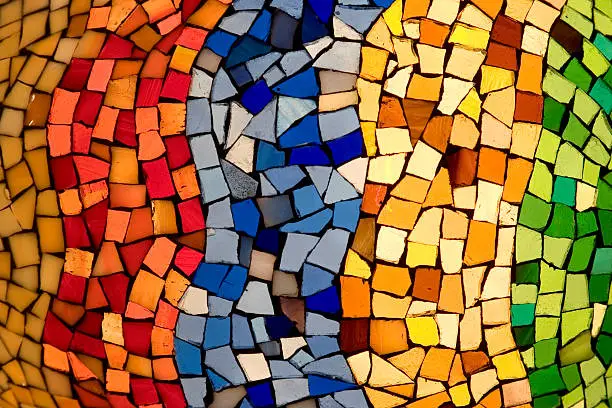 Photo of Color tiles mosaic