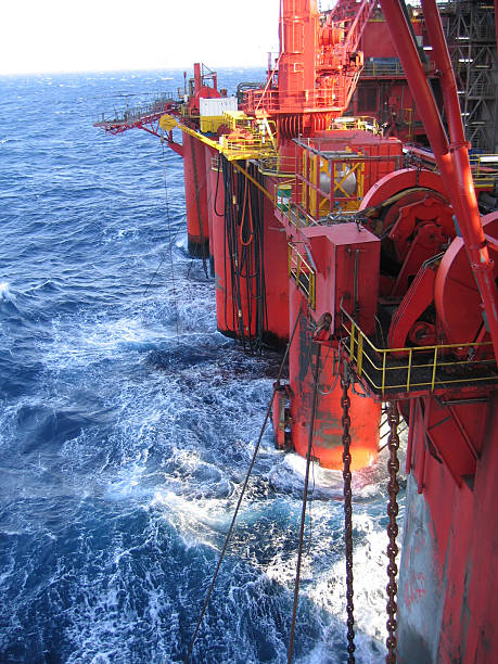 istock semi submersible oil rig platform at sea 157282380