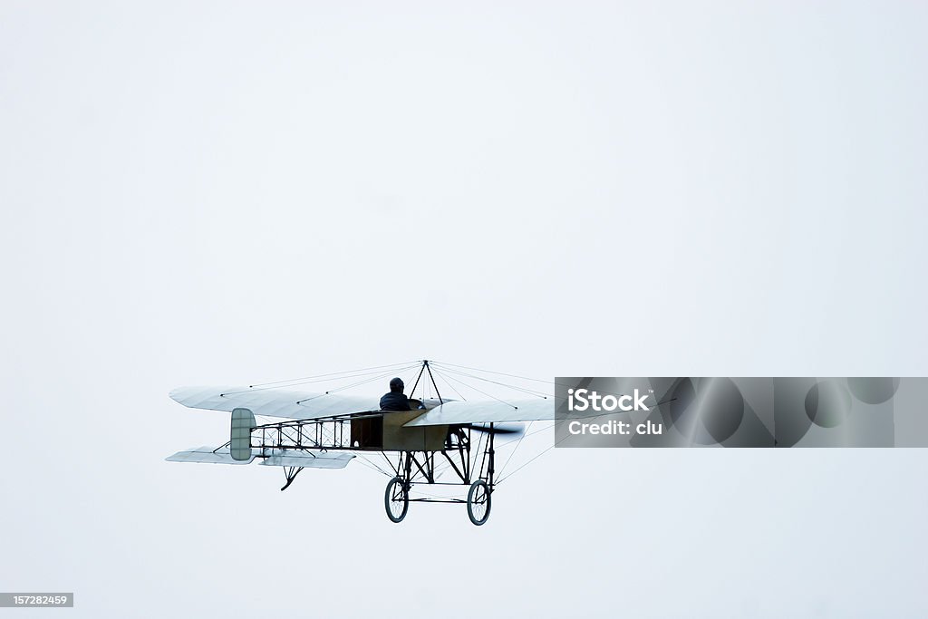 Avião oldtimer de 1907 - Royalty-free Avião Foto de stock