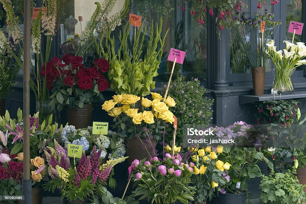 Mercado de flores - Foto de stock de Etiqueta libre de derechos