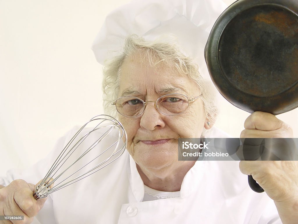 Serie chef-la cucina! - Foto stock royalty-free di Nonna