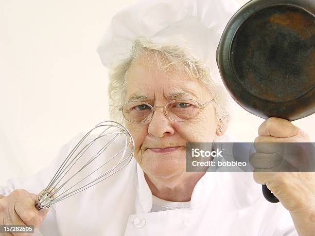 Serie Chefla Cucina - Fotografie stock e altre immagini di Nonna - Nonna, Contrariato, Rabbia - Emozione negativa