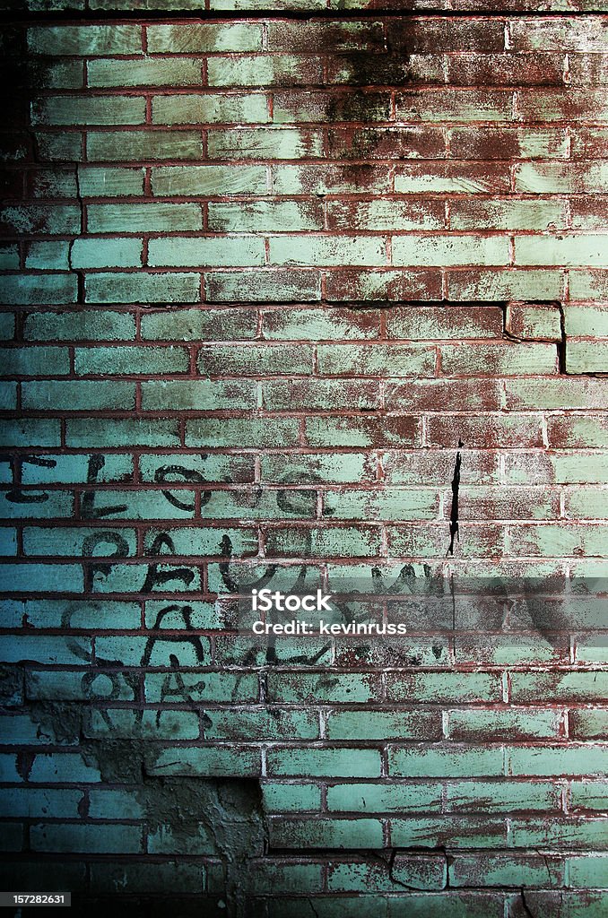Гранж стены с граффити - Стоковые фото Абстрактный роялти-фри
