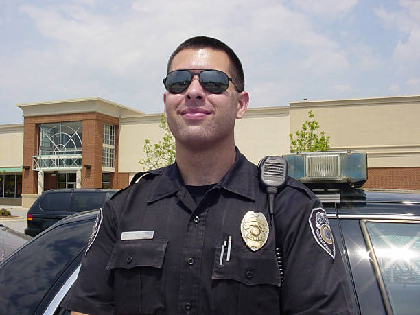 istock Police Officer with Sunglasses 157282653