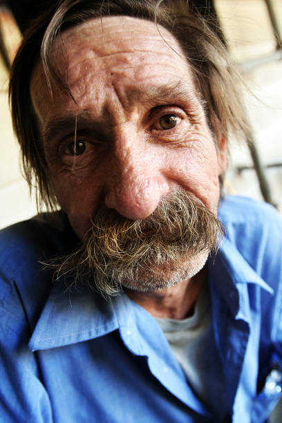 istock Discontent Street Man in Blue Shirt 157282765