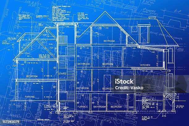 구조적 이미지 V08 청사진에 대한 스톡 벡터 아트 및 기타 이미지 - 청사진, 건축, 설계도