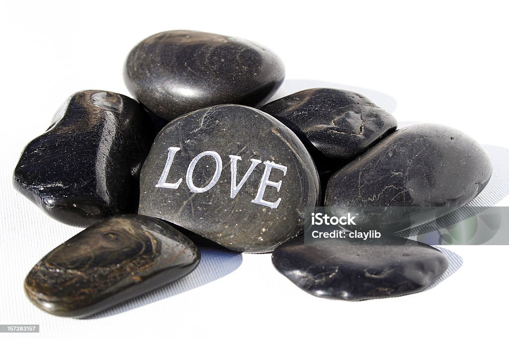 Love: Geätzte in stone - Lizenzfrei Designelement Stock-Foto