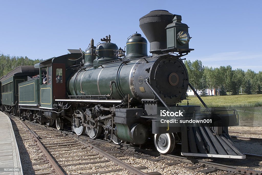 Locomotiva a vapor - Foto de stock de Locomotiva a vapor royalty-free