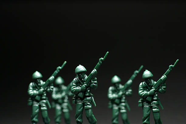 Toy Soldiers  toy soldier stock pictures, royalty-free photos & images