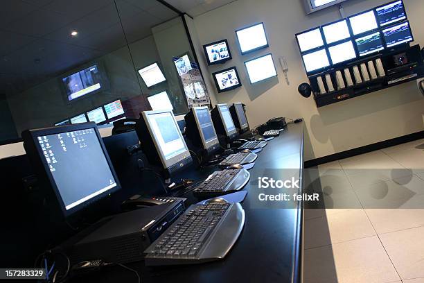 Operations Room Stock Photo - Download Image Now - Cross Section, Data, Downloading