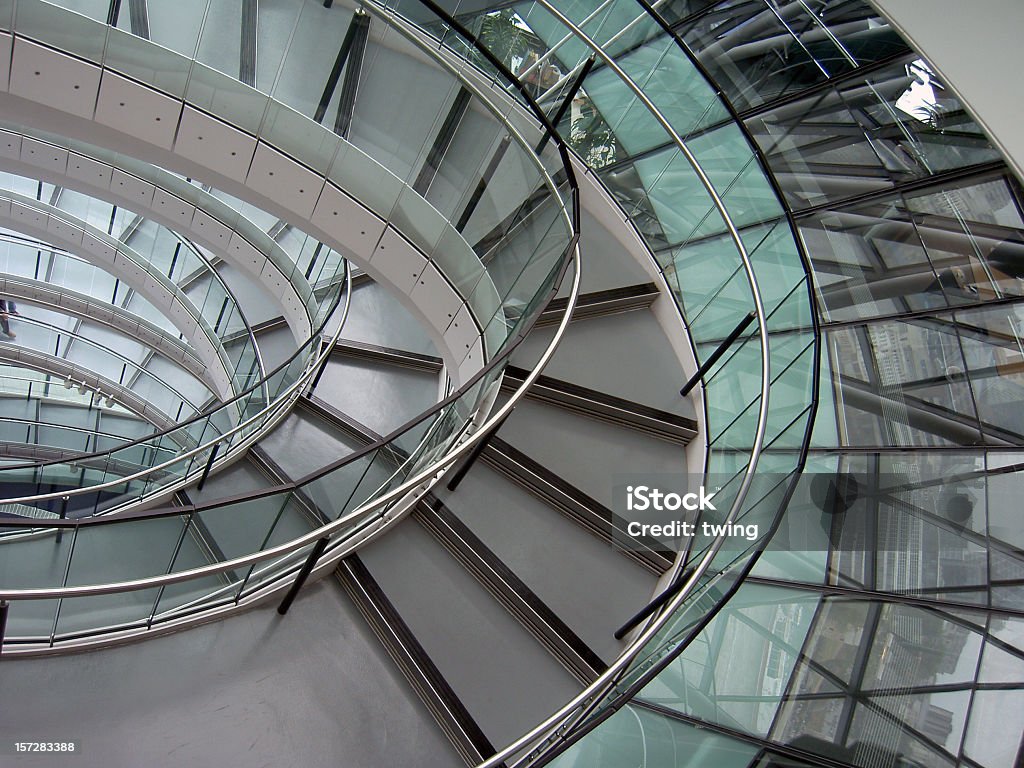 Moderne Wendeltreppe - Lizenzfrei Kreis Stock-Foto