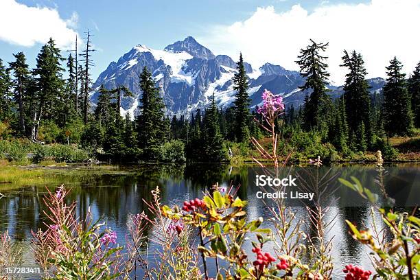 Montanha Shuksan - Fotografias de stock e mais imagens de Ao Ar Livre - Ao Ar Livre, Beleza, Beleza natural