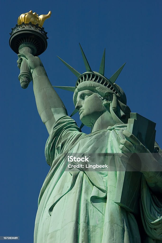 Estátua de Miss liberty - Foto de stock de Arquitetura royalty-free