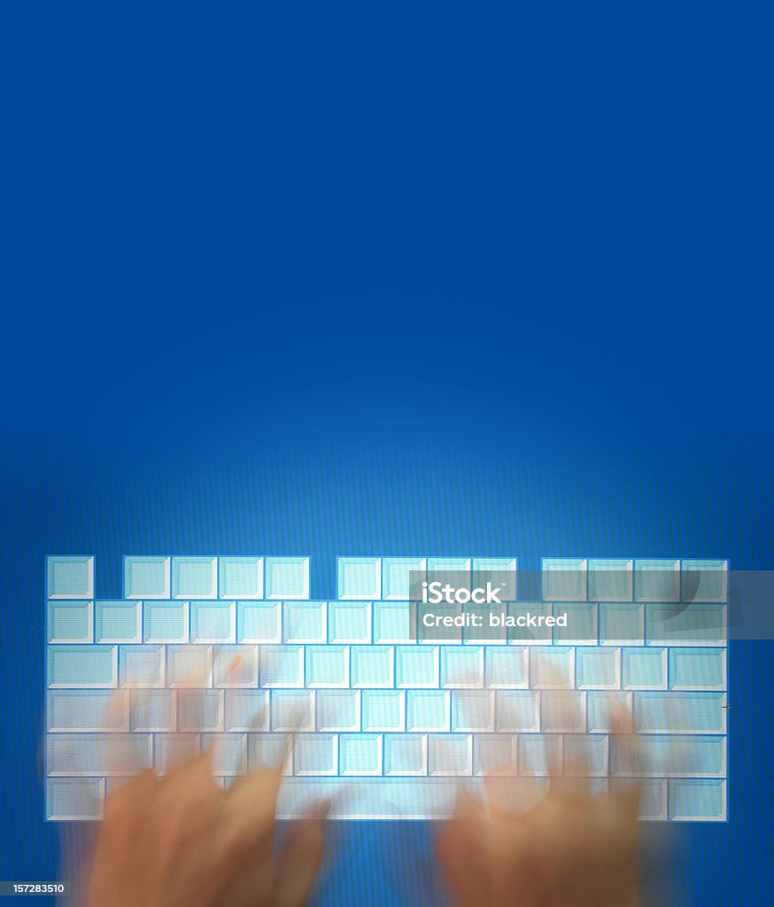 Cyber teclado - Foto de stock de Atividade royalty-free