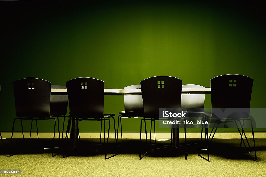 Empty meeting space Interior spaces Dark Stock Photo
