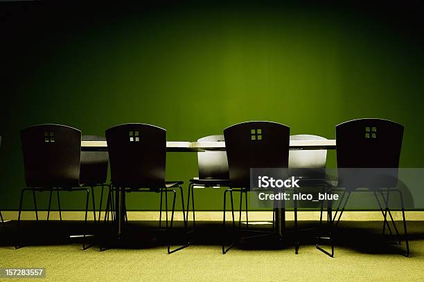 Empty Meeting Space Stock Photo - Download Image Now - Dark, Board Room, Domestic Room