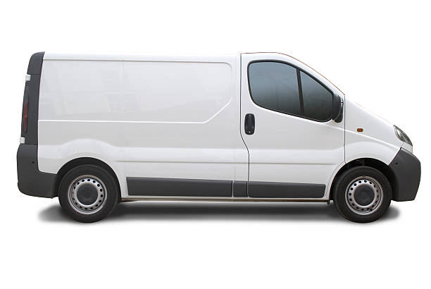 пустой машина готова к логотипом - moving van truck delivery van van стоковые фото и изображения
