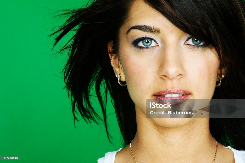 Kobieta Portret CM035 - Zbiór zdjęć royalty-free (Brązowe włosy)