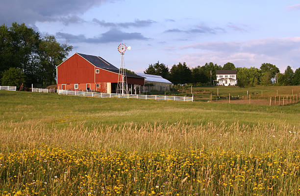 Ohio Farm Barn stock photo