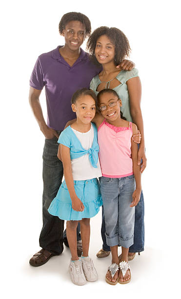 istock Happy Family of four 157283687
