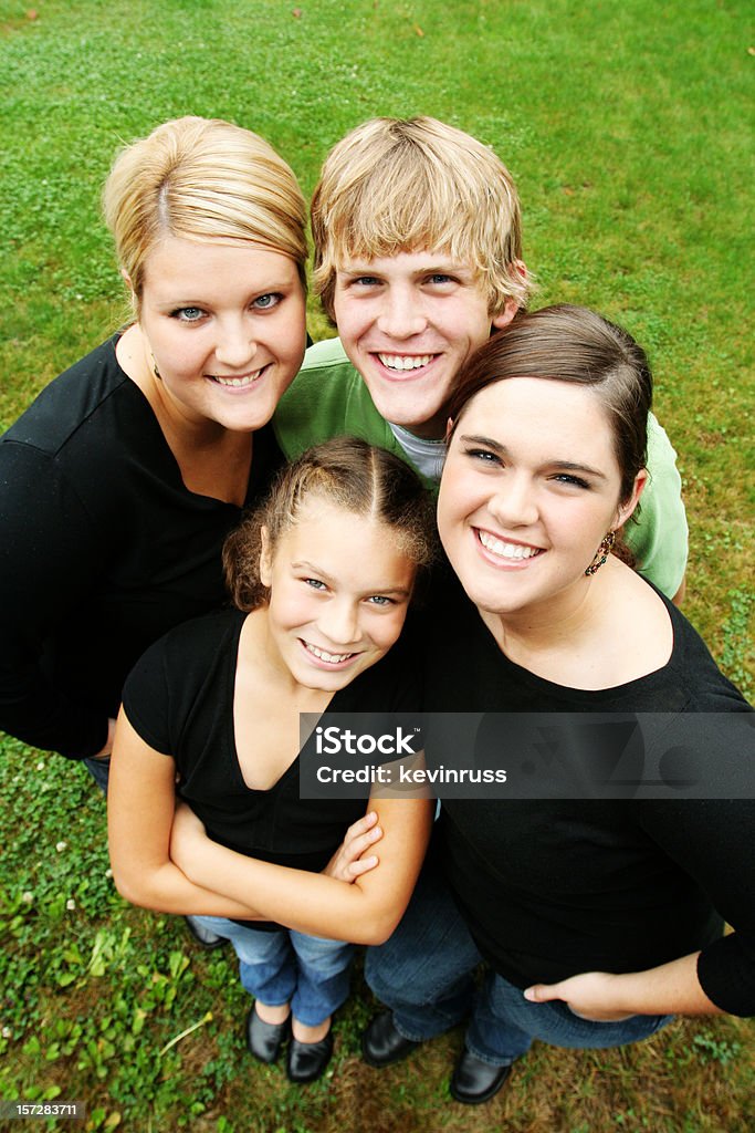 Three Sisters and Their Brother  Adult Stock Photo