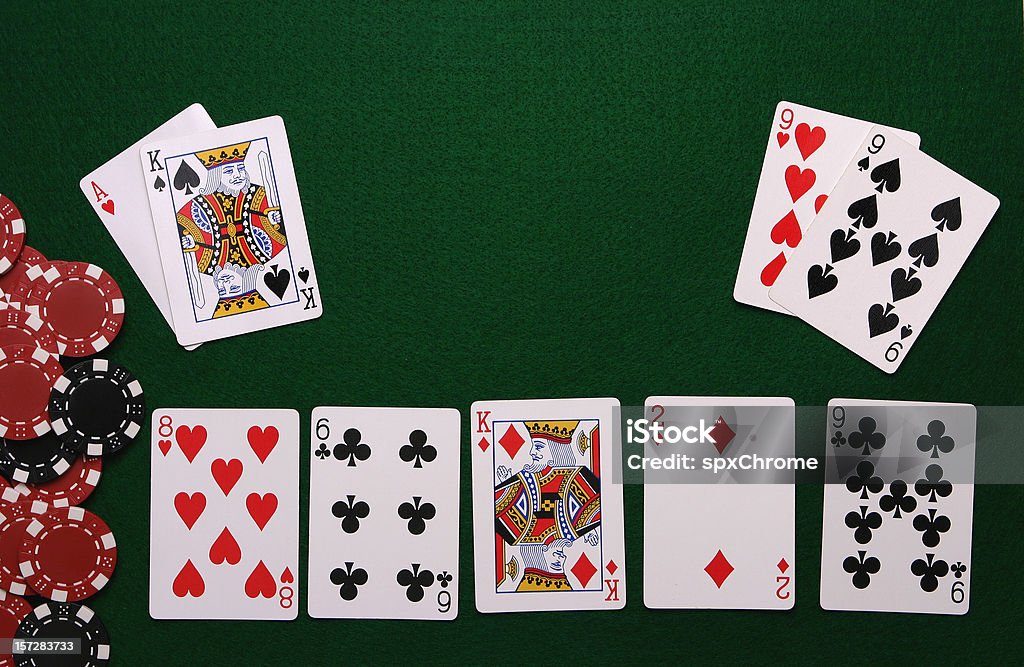 Mesa de póker interfaz - Foto de stock de Póquer libre de derechos