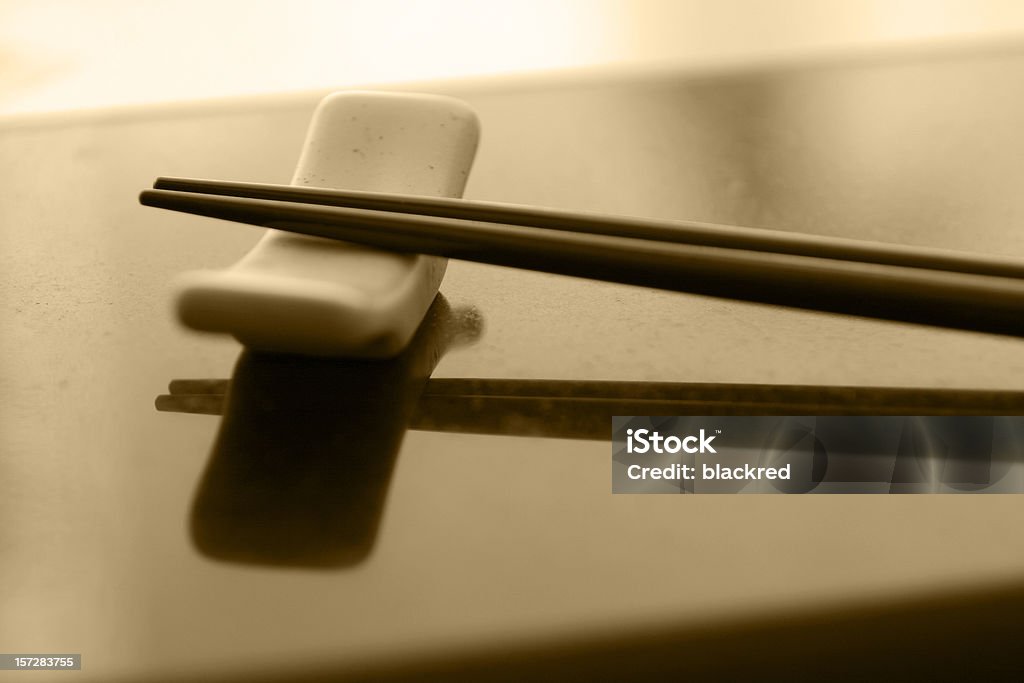 Chopsticks  Anticipation Stock Photo