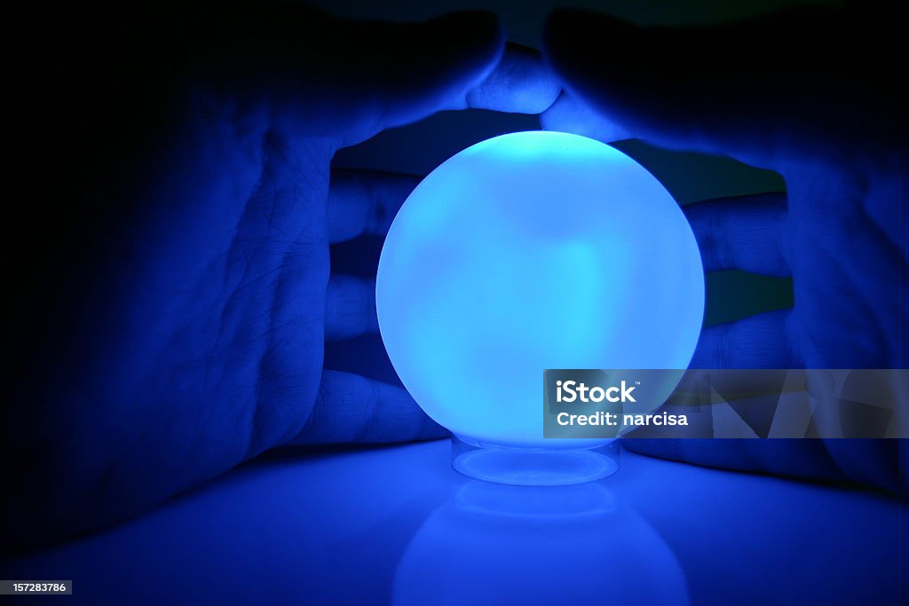Голубой magic - Стоковые фото Сфера роялти-фри