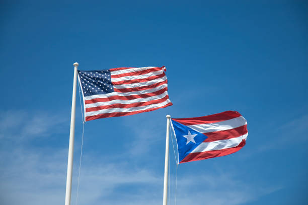 istock U.S. and the Puerto Rican Flag 157283850