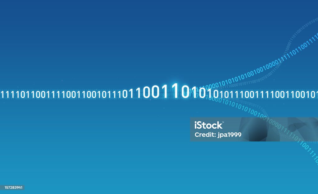 Flujo de datos - Ilustración de stock de Codificar libre de derechos