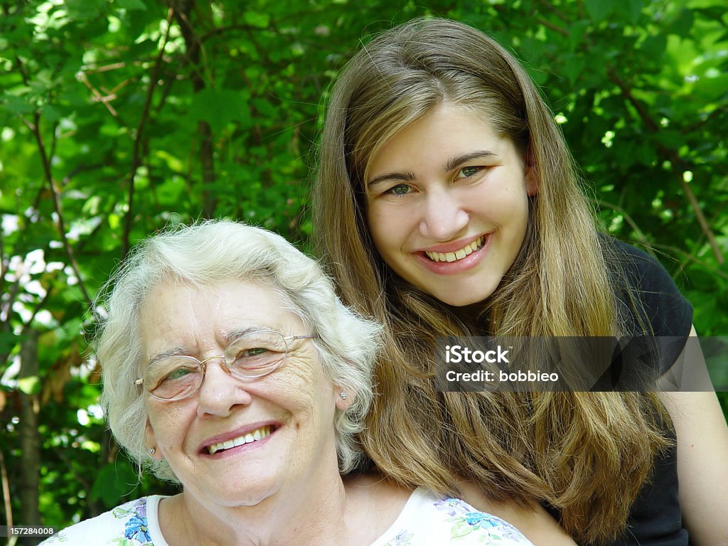 senior-generazioni - Foto stock royalty-free di Adolescente