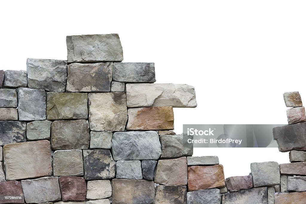 Parede de pedra em fazer, - Foto de stock de Bloco royalty-free