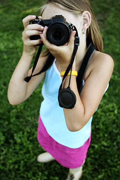 istock Young Girl Photographer 157284055