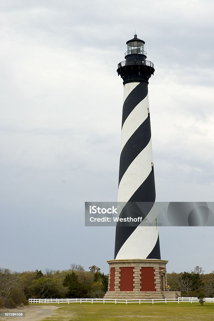 Cape Hatteras Lighthouse Cape Hatteras Lighthouse on the outer banks of North Carolina Lighthouse Stock Photo