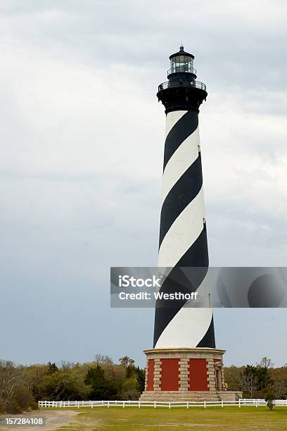 Cape Hatteras Lighthouse Stock Photo - Download Image Now - Lighthouse, Striped, Outer Banks - North Carolina
