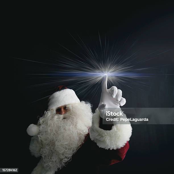 Christmas Star - zdjęcia stockowe i więcej obrazów Święty Mikołaj - Święty Mikołaj, Boże Narodzenie, Broda